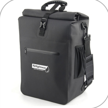 Waterproof roll-top backpack