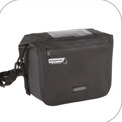 Waterproof handlebar bag with quick release
