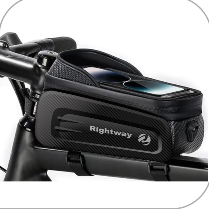 Smartphone top-tube bag