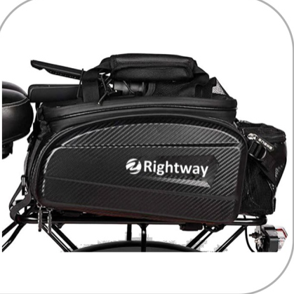 Rack bag with quick release
