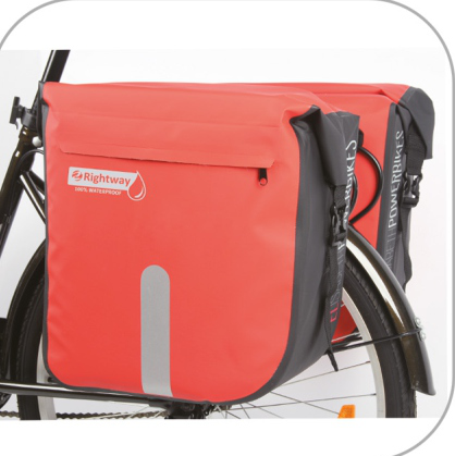 Waterproof double rear pannier