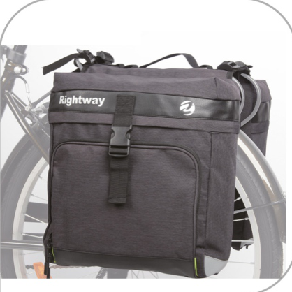 Urban double buckle pannier