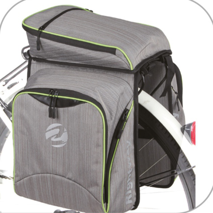 Grey three-in-one rear bag