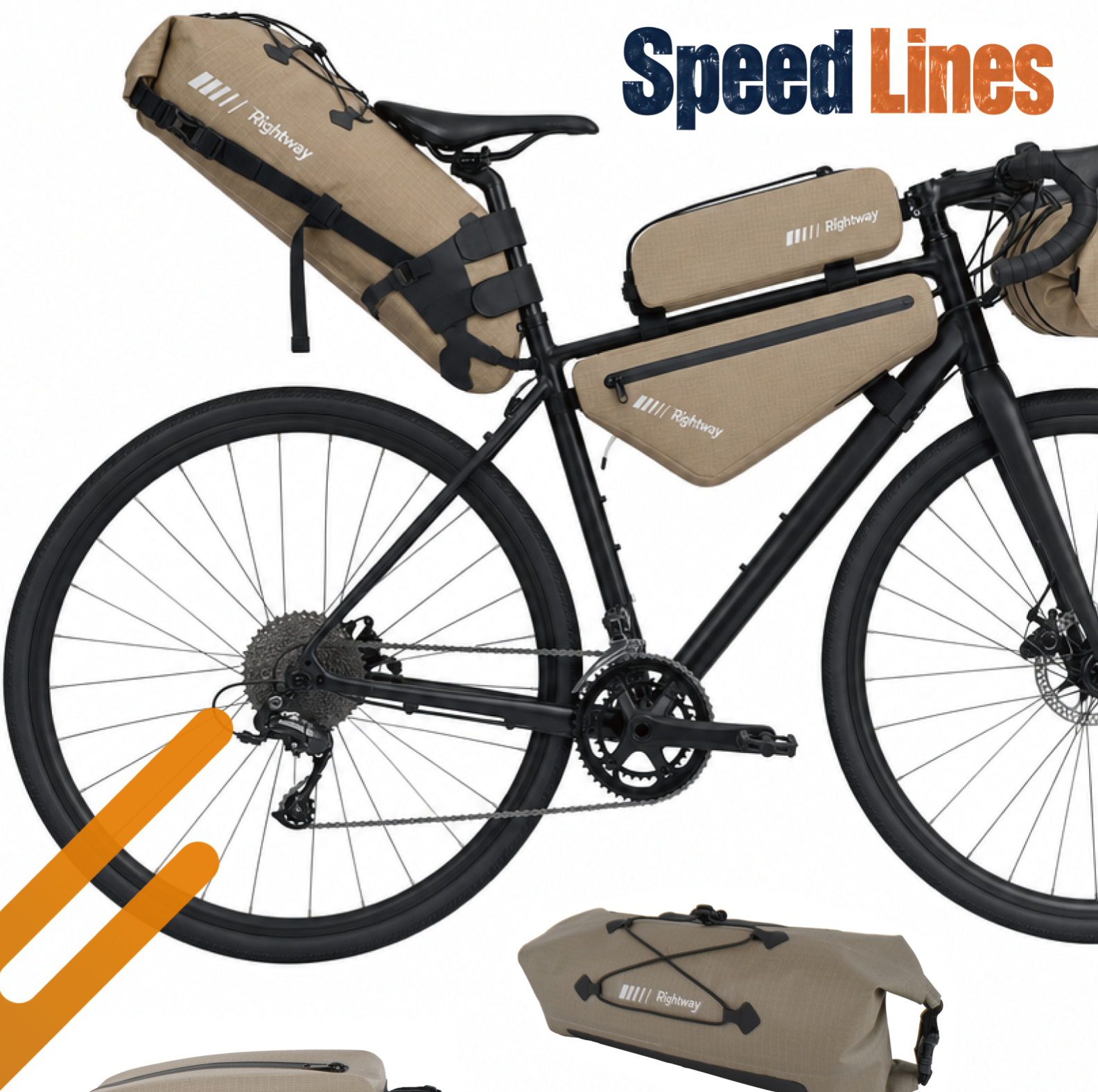 Frame, handlebar and saddle bags shown on a bicycle in the Zhengxing catalogue